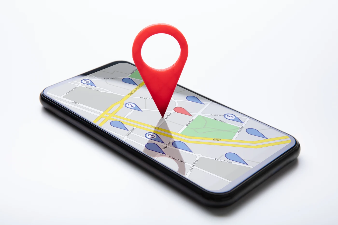 DobelGo live tracking screen showing rider on GPS map