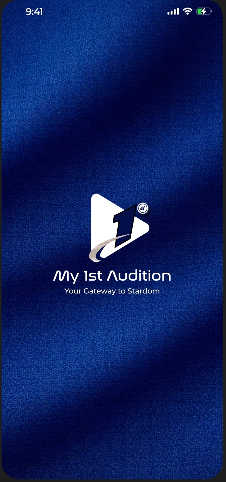 My 1st Audition clean splash screen