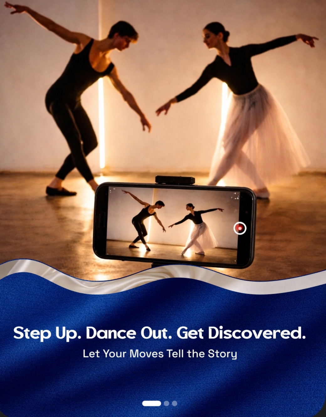 Dancers talent creating an audition video