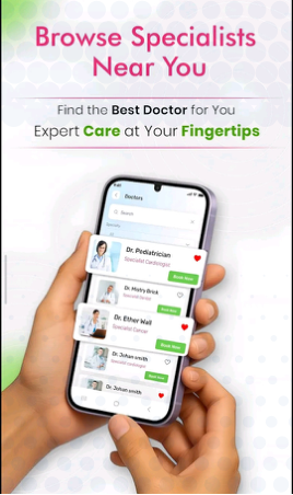 Discover specialists near you instantly