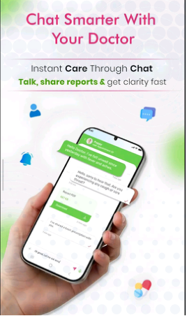 Connect with doctors anytime